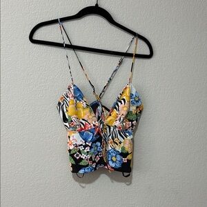 Revolve Superdown Multicolor Floral Top